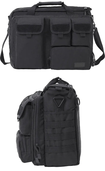 Tactical Shoulder Messenger Bag – Fits 17.3” Laptops