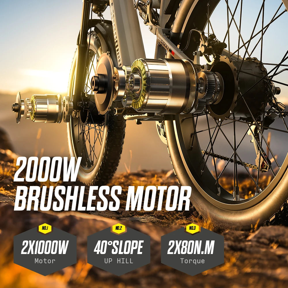Survival Now™ 26-Inch Adult Electric Mountain Bike
