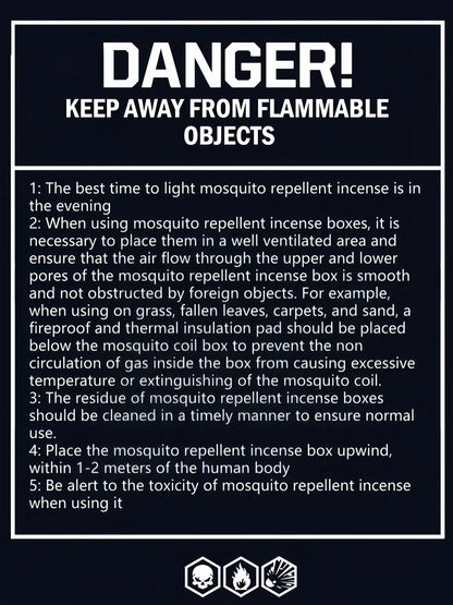Survival Now™ Tactical Mosquito Incense Box