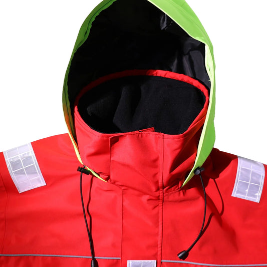 Waterproof, Breathable, and Windproof Winter Jacket with Outdoor Hoodie