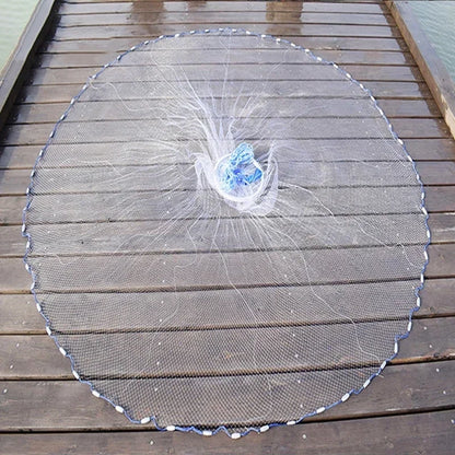Monofilament Nylon Fishing Net, Hand Throw Cast Net