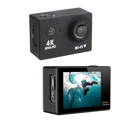 Action Camera - 4K Ultra HD, Waterproof & WiFi-Enabled