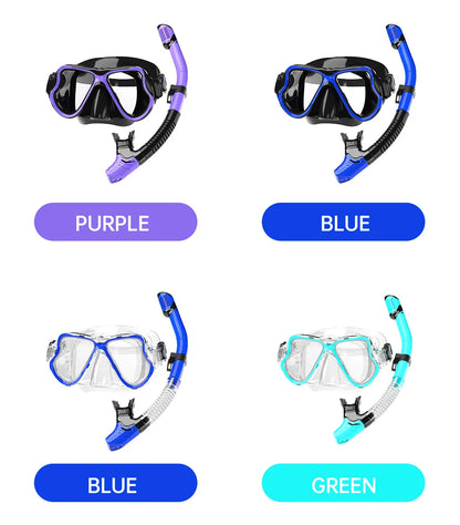 Survival Now™ Dry Snorkel Mask Set