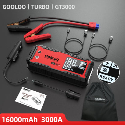 3000A Car Jump Starter Power Bank