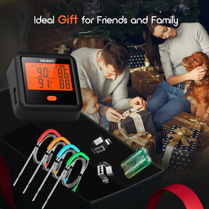 Digital BBQ Thermometer with Bluetooth & 4 Probes – Precision Cooking Made Easy