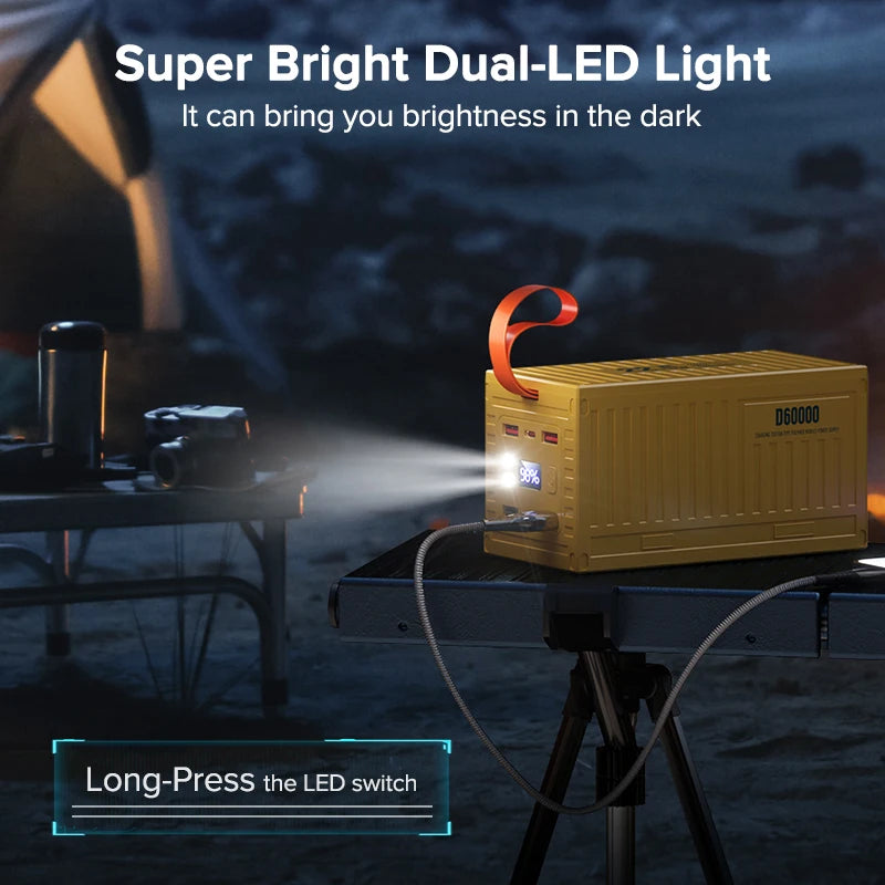 Survival Now™ 60,000mAh Power Bank