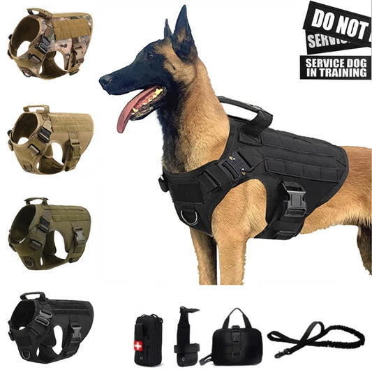 Survival Now™ K9 Tactical Military Vest & Leash Set