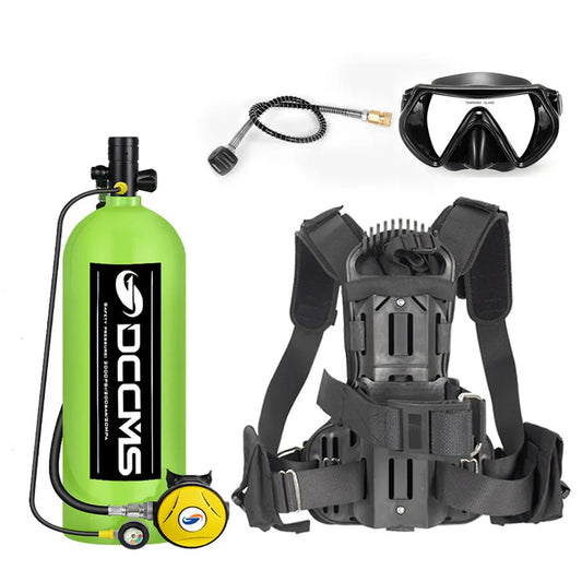 Scuba Diving & Snorkeling Equipment Kit with Scuba Tank