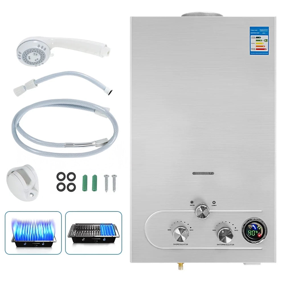Portable Gas Water Heater | Instant Hot Water for Camping