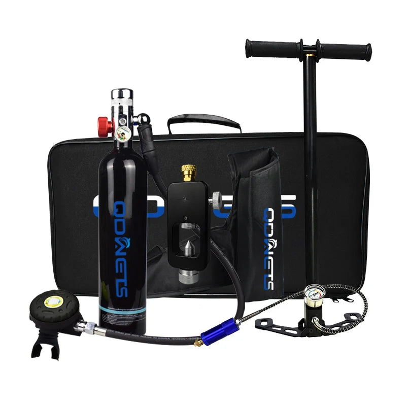1L Mini Scuba Diving Tank, Refillable Oxygen Cylinder for Divers