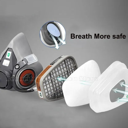 Survival Now™ 6200 Gas-Proof Half Face Mask