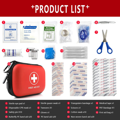Survival Now™ 91-Piece Emergency Medical First Aid Kit