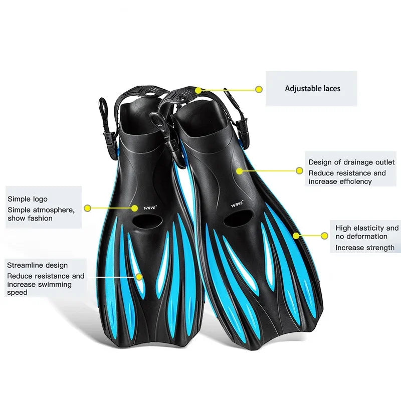Survival Now™ Professional Adult Diving Fins