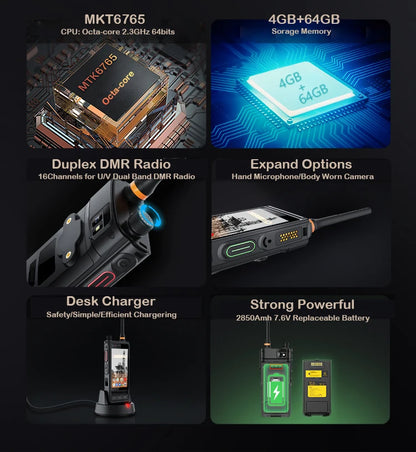 Survival Now™ Wi-Fi Two-Way Radio Mobile Phone