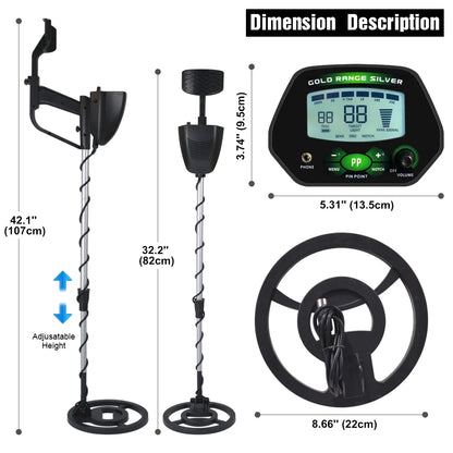 Survival Now™ High Accuracy Professional Metal Detector