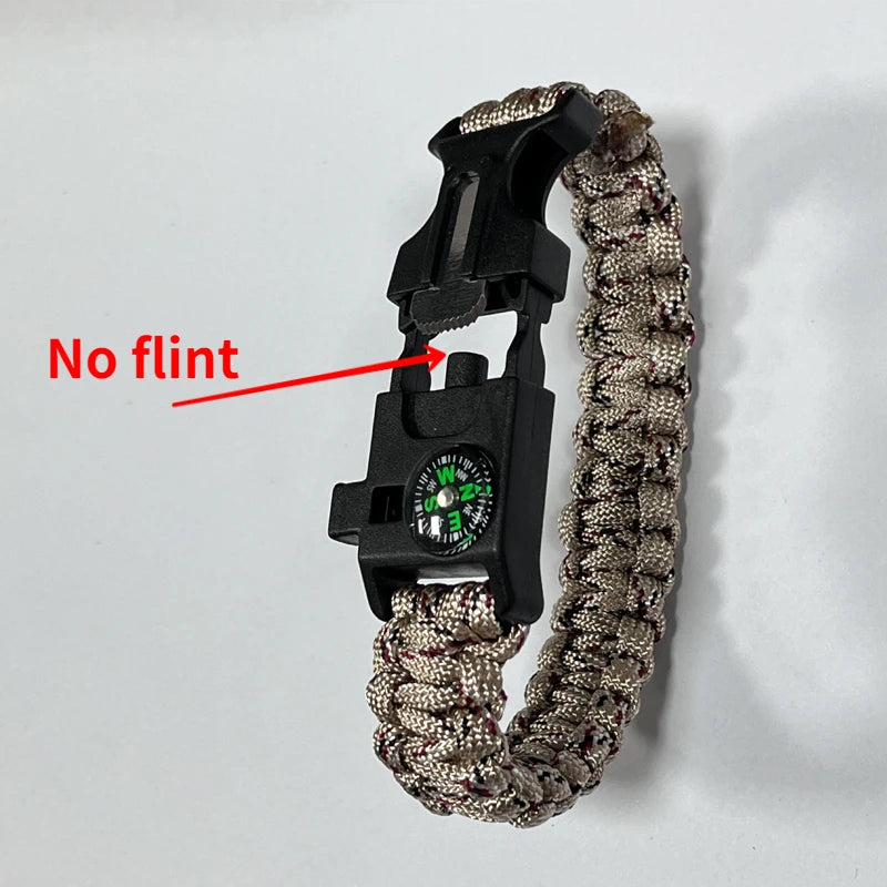 Survival Now™ Paracord Outdoor Survival Bracelet