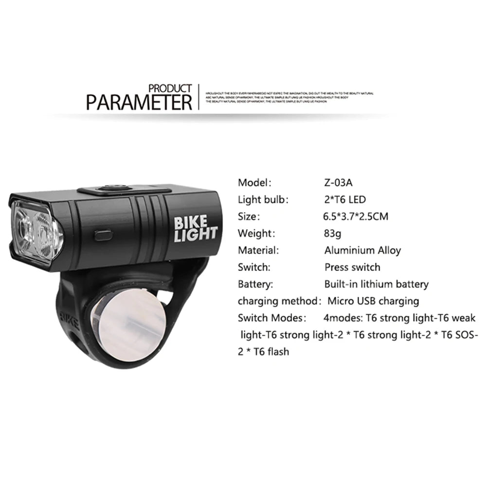 Survival Now™ LED Bicycle Light 1000LM