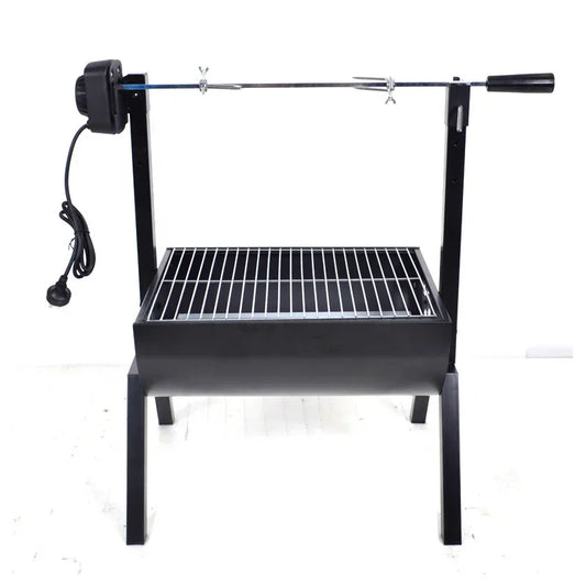 Outdoor Electric Pig Spit Roaster: The Ultimate Rotating Charcoal BBQ Grill for Outdoor Feasts