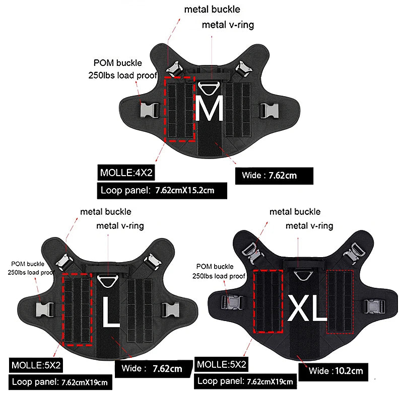 Survival Now™ K9 Tactical Military Vest & Leash Set