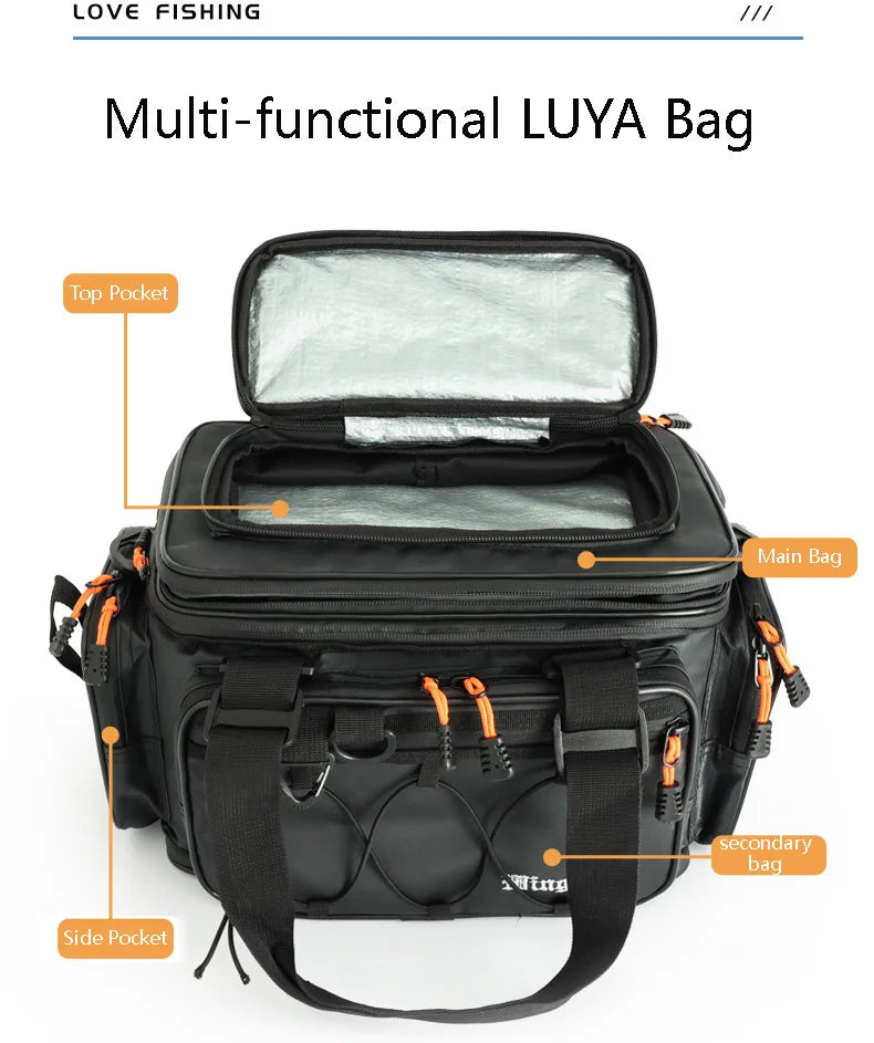 Waterproof Fishing Lure Bag Waistpack, Multi-Functional Gear Organizer