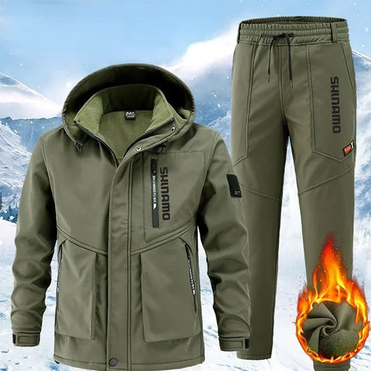 Winter Fishing Suit - Waterproof, Insulated, Tactical