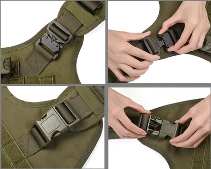 Survival Now™ K9 Tactical Military Vest & Leash Set