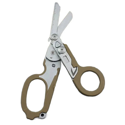 6-in-1 Foldable Emergency Medical Scissors