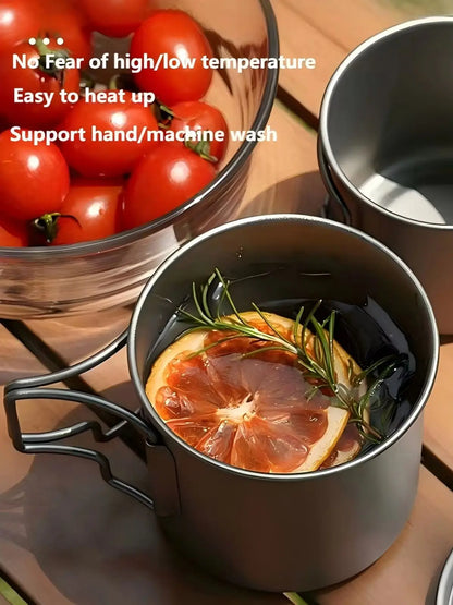 Survival Now™ Titanium Mug Portable Pot