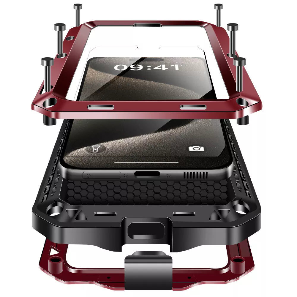Shockproof Metal Phone Case for iPhone