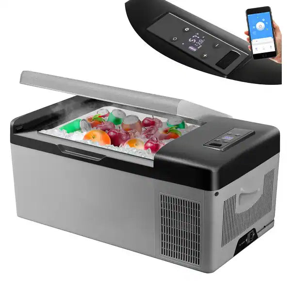 21 Quart (20L) Car Refrigerator Electric Compressor Cooler - Portable Perfection for Camping, Travel, and Everyday Use