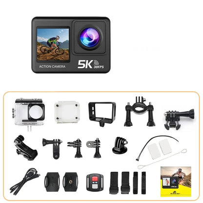 5K Action Camera - Ultra HD Recording with Waterproof & Wi-Fi Features