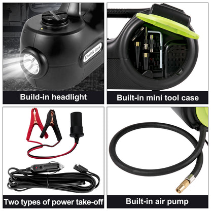 Survival Now™ 5-Ton 12V Electric Car Jack Kit