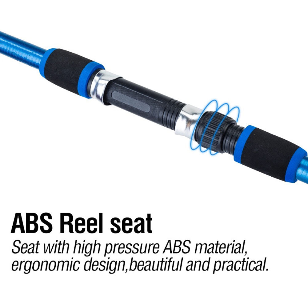 Survival Now™ Portable 1.8m Telescopic Fishing Rod and Spinning Reel Combo