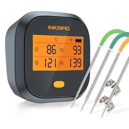 Digital BBQ Thermometer with Bluetooth & 4 Probes – Precision Cooking Made Easy