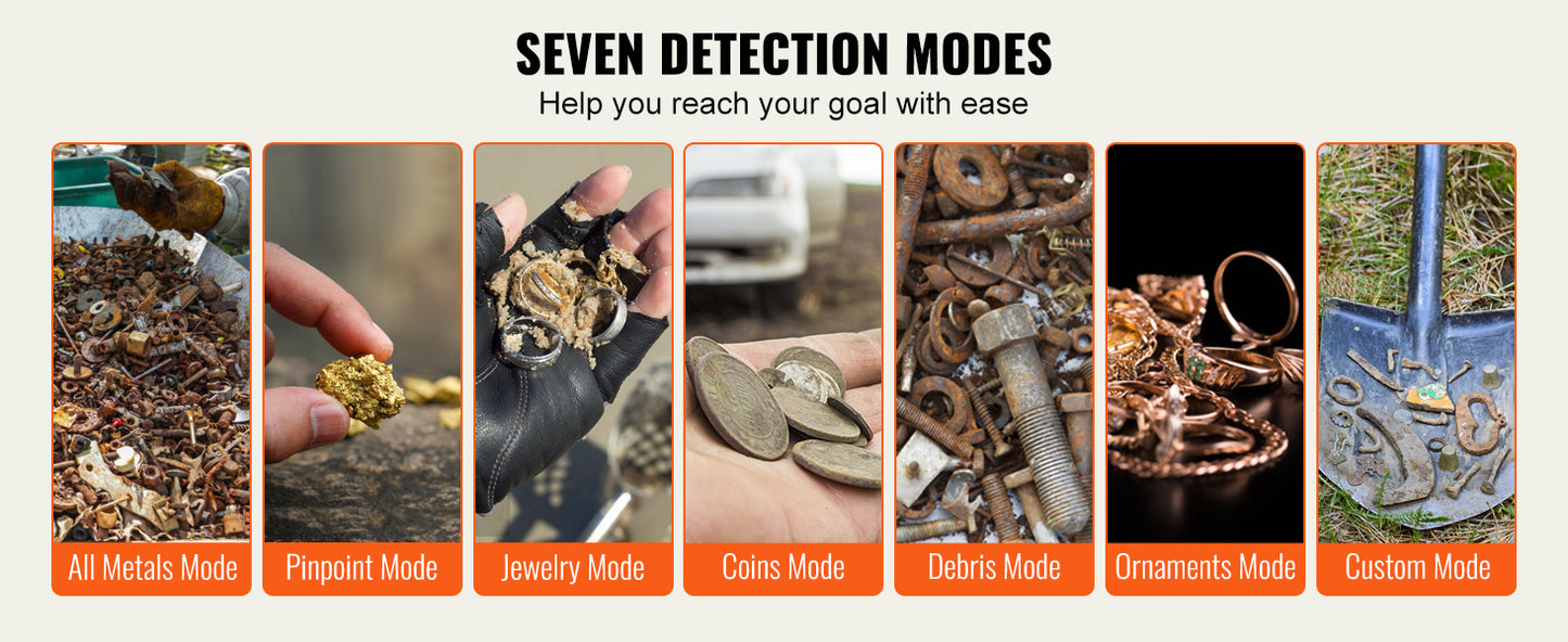 Survival Now™ Professional Rechargeable Metal Detector