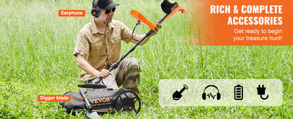 Survival Now™ Professional Rechargeable Metal Detector