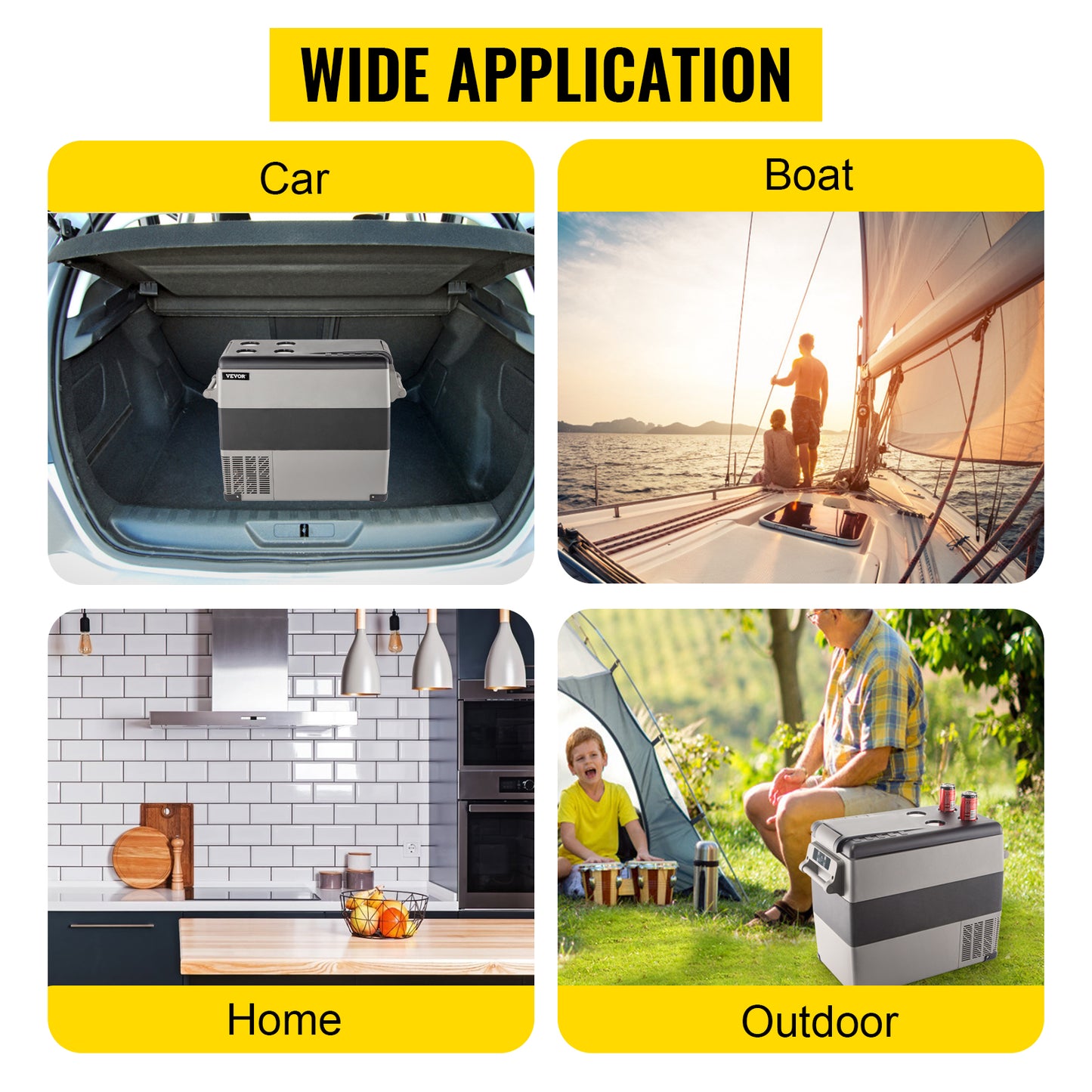 Survival Now™ Portable Compressor Car Refrigerator