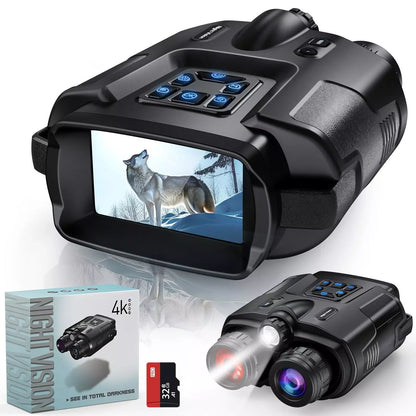 USB Rechargeable Digital Binoculars | 8X Zoom & 4K HD Display