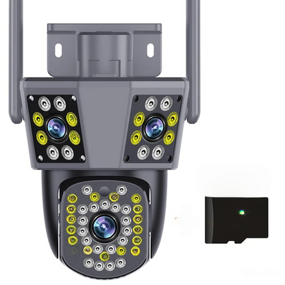 6K 12MP Wi-Fi PTZ Camera - Advanced Security with AI Tracking & Night Vision